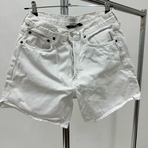 Citizens Of Humanity White Jean Shorts